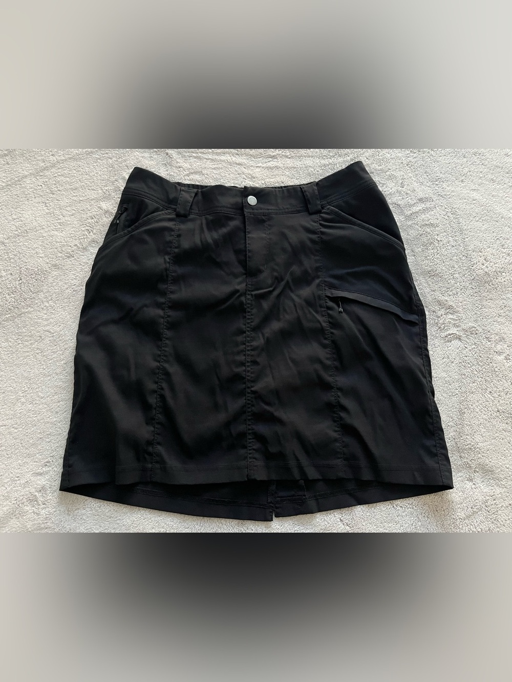 NWOT Black Duluth Trading Dry On Fly Skort Women’s Size 12